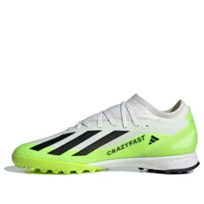 Adidas Originals Adidas X Crazyfast.3 Tf 'white Core Black Lucid Lemon' In Gray
