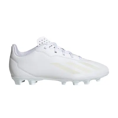 Pre-owned Adidas Originals Adidas X Crazyfast.4 Fg J 'pearlized Pack' | White | Kid's Size 5.5