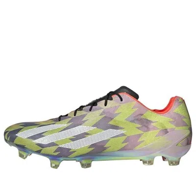 Adidas Originals Adidas X Crazylight+ Fg 'lucid Lemon Solar Red' In Multi
