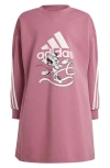 ADIDAS ORIGINALS ADIDAS X DISNEY KIDS' MINNIE MOUSE LONG SLEEVE T-SHIRT DRESS