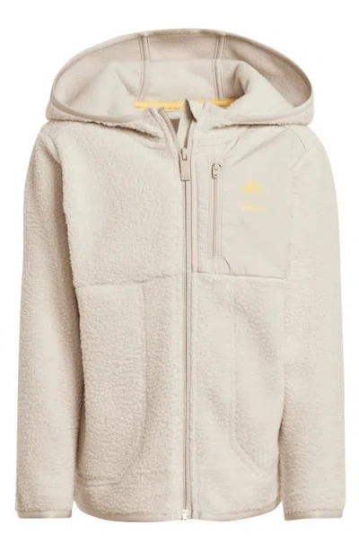 Adidas Originals Adidas X Disney's Lion King Kids' Fleece Hoodie In Beige/semi Spark/carbon