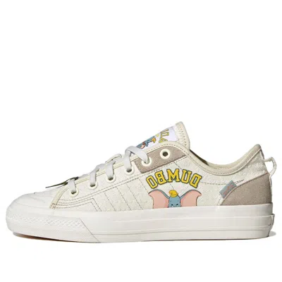 Adidas Originals Adidas X Disney Nizza Rf 'white Brown' In Neutral