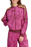 Adidas Originals Adidas X Farm Rio Oasis Night Track Jacket In Pink