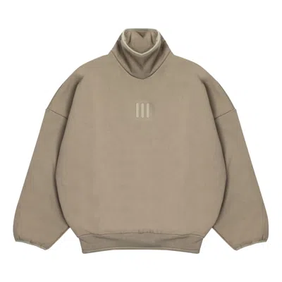 Pre-owned Adidas Originals Adidas X Fear Of God Athletics Performance Sweatshirt 'clay/grey' In Tan
