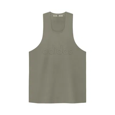 Pre-owned Adidas Originals Adidas X Fear Of God Athletics Performance Tank Top 'clay' | Men's Size S