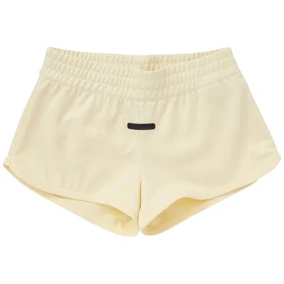 Pre-owned Adidas Originals Adidas X Fear Of God Athletics Tricot Shorts 'pale Yellow' | Women's Size S
