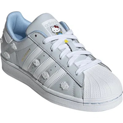 adidas gazelle silver green womens Kid's Superstar Shoes Grade School main image 0