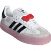 Adidas Originals Adidas X Hello Kitty® Sambae Sneaker In White/ Black/ Pink