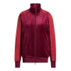 Adidas Originals Adidas X Ivy Park Crossover Velvet Sports Long Sleeves Jacket Couple Style Cherry Red