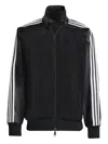 Adidas Originals Adidas X Jeremy Scott Faux Leather Mesh Track Top Unisex In Black