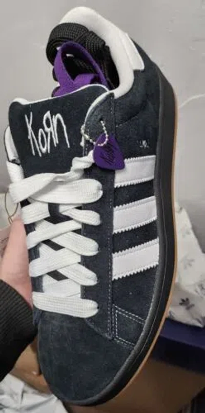 Pre-owned Adidas Originals Adidas X Korn Campus 00s Core Black | Mens Size 13.5 | 30th Anniversary