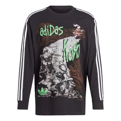 Adidas Originals Adidas X Korn Long Sleeve T-shirt Asia Sizing 'black' In Purple