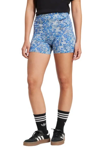 Adidas Originals Adidas X Liberty London Bike Shorts In Multi