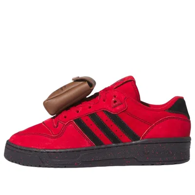 Adidas Originals Adidas X Marvel Rivalry Low 'deadpool' In Red