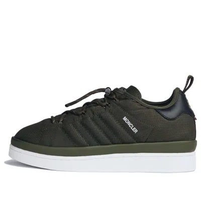 Adidas Originals Adidas X Moncler Campus 'the Art Of Exploration - Olive Night' In Green