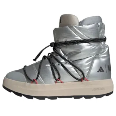 Adidas Originals Adidas X Moon Boot Ace Mid 'silver' In Gray