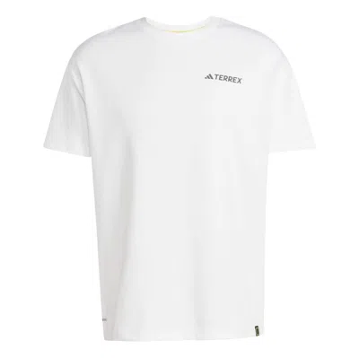 Adidas Originals Adidas X National Geographic Aeroready Graphic T-shirt Asia Sizing 'white'