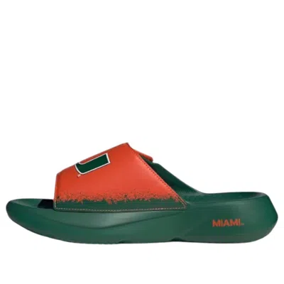 Adidas Originals Adidas X Ncaa Lightblaze Slide 'miami Hurricanes' In Multi