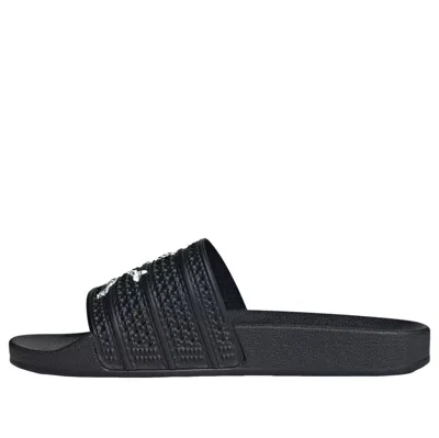 Adidas Originals Adidas X Orlando Pirates Adilette Slides 'core Black Cloud White' In Multi