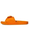 Adidas Originals Adidas X Pharrell Boost Slides 'bright Orange'