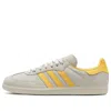 Adidas Originals X Pharrell Williams Samba "bold Gold" Sneakers In White