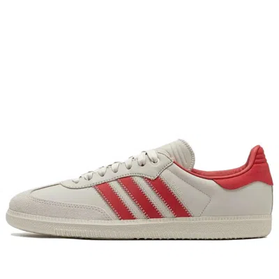 Adidas Originals X Pharrell Williams Samba "glory Red" Sneakers In Neutrals