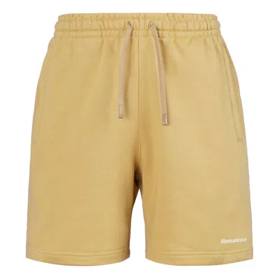 Adidas Originals Adidas X Pharrell Humanrace Small Logo Shorts 'tan' In Brown