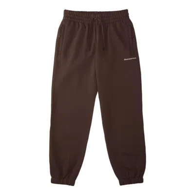 Adidas Originals Adidas X Pharrell Humanrace Small Logo Sweatpants 'brown' In Black