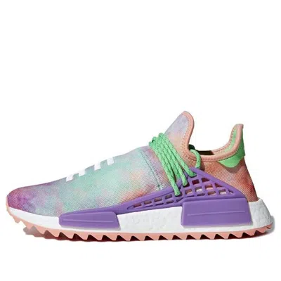 ADIDAS ORIGINALS ADIDAS X PHARRELL NMD 'CHALK CORAL FLASH GREEN-LAB PURPLE'