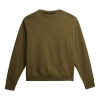 Adidas Originals Adidas X Pharrell Sports Basic Sweatshirt 'olive Green' In Burgundy