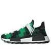 Adidas Originals Adidas X Pharrell X Billionaire Boys Club Nmd Hu Trail 'green Plaid' In Green