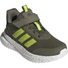 Adidas Originals Adidas X Plrpath Kids' El C Sneaker In Olive/solar Slime/black