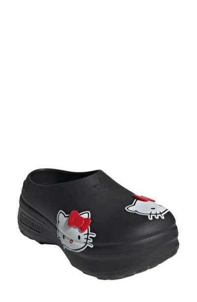 Adidas Originals Adidas X Sanrio Adifom Stan Smith Platform Mule In Core Black/red/white
