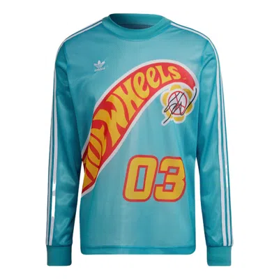 Adidas Originals Adidas X Sean Wotherspoon X Hot Wheels Long Sleeves T-shirt 'blue'
