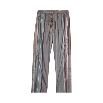 Pre-owned Adidas Originals Adidas X Song For The Mute All Over Print Pants 'brown/tech Earth'