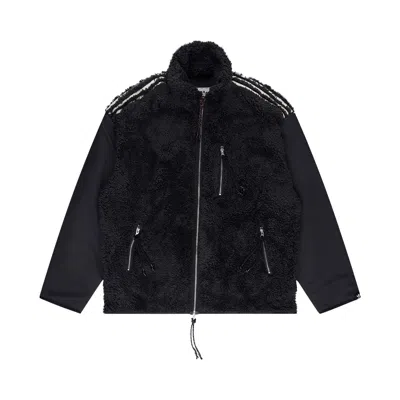 Pre-owned Adidas Originals Adidas X Song For The Mute Fleece Jackets 'black'