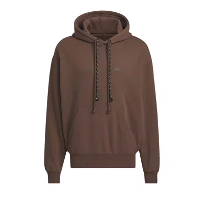 Pre-owned Adidas Originals Adidas X Song For The Mute Hoodie 'brown'