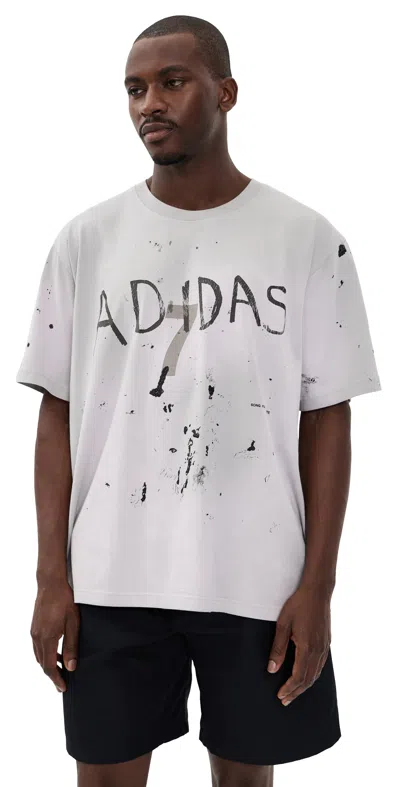 Adidas Originals Adidas X Song For The Mute 7 Printed T-shirt In Gray