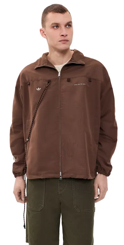 Adidas Originals Adidas X Song For The Mute Track Jacket Auburn In Brown