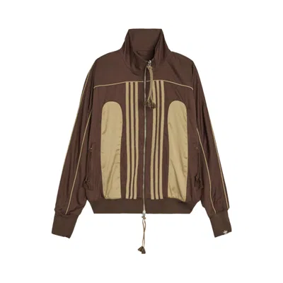 Pre-owned Adidas Originals Adidas X Song For The Mute Woven Jacket 'brown' | Men's Size Xxl