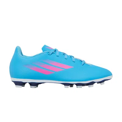 Pre-owned Adidas Originals Adidas X Speedflow Messi.4 Fg J 'sky Rush Team Shock Pink' | Blue | Kid's Size 3