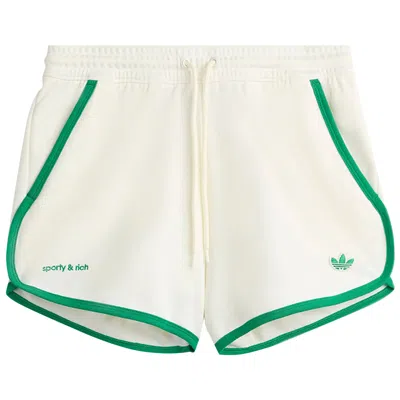Pre-owned Adidas Originals Adidas X Sporty & Rich Shorts 'off White' | Women's Size L