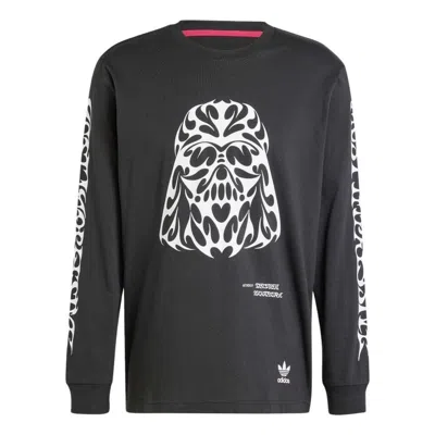 Adidas Originals Adidas X Star Wars Nanzuka Long Sleeve T-shirt Asia Sizing 'black' In Gray