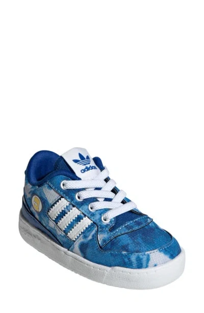 Adidas Originals Adidas X The Simpsons Forum Low Sneaker In Royal Blue/ White/ Royal Blue
