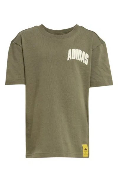 Adidas Originals Adidas X The Simpsons Kids' Cotton Graphic T-shirt In Green
