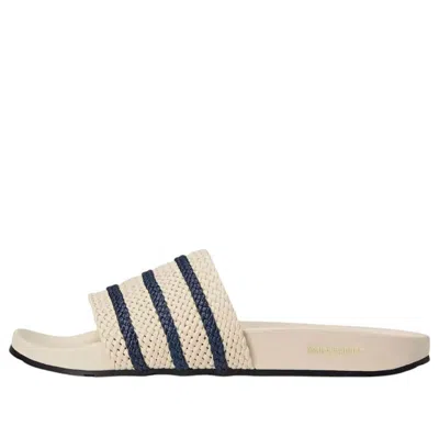 Adidas Originals Adidas X Wales Bonner Adilette Slides 'wonder White'
