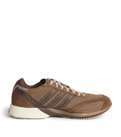 Adidas Originals Adidas X Wales Bonner Adizero Adios Sneakers In Brown