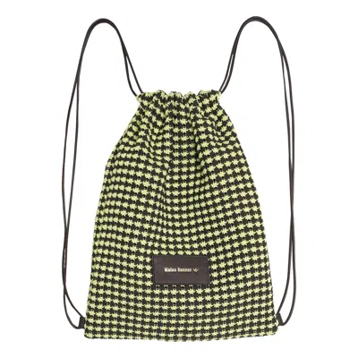 Adidas Originals Adidas X Wales Bonner Crochet Gym Bag 'frozen Yellow'