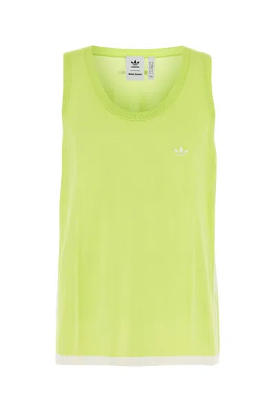 Adidas Originals Adidas X Wales Bonner Fluo Yellow Viscose Blend Wales Bonner X Adidas Tank Top