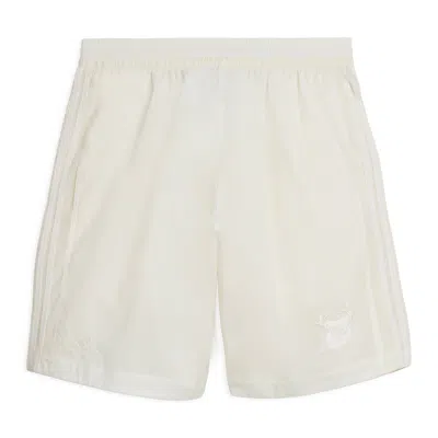 Adidas Originals Adidas X Wales Bonner Football Shorts White In Neutral